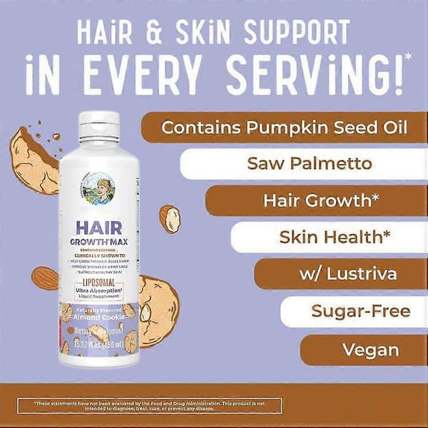 Mary Ruth's Liposomal Hair Growth Max med Lustriva