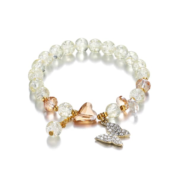 2024, Krystall Diamant Sommerfugl Armbånd for Barn (stil 10)