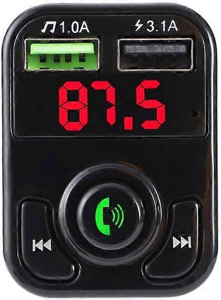 Auton FM-lähetin Handsfree Bluetooth-autosarja MP3-soitin 3.1A pikalataus