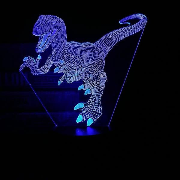 Dinosaur Nattlampe Dinosaur Leketøy Gaver til Gutter Tenåringer Barn Bursdag Halloween Jul