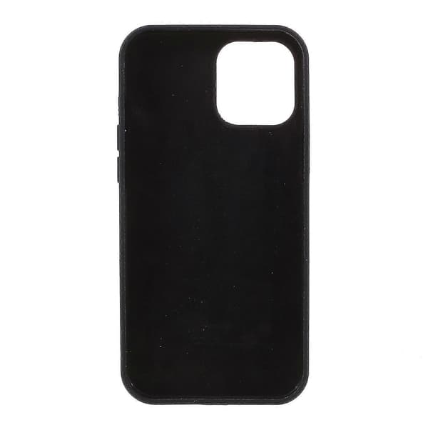 Silkeblødt Solidt Silikone Cover til iPhone 12 Mini (Sort)