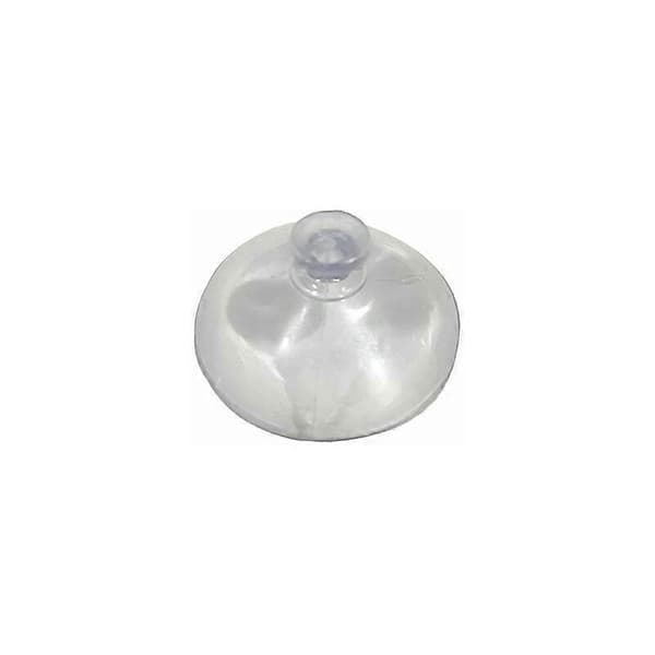 Sett med 20 små, transparente sugekopper i plast, uten krok, 30 mm