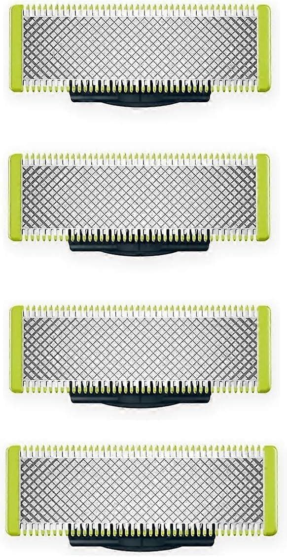 Philips One Blade Kompatible Barberblade, 4-pak, til Philips One Blade Elektrisk Barbermaskine/Trimmer (Model QP250/50)