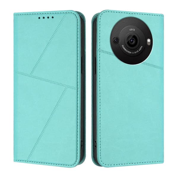Sharp Aquos R8 Pro Lær Telefonveske (For Sharp Aquos R8 Pro)