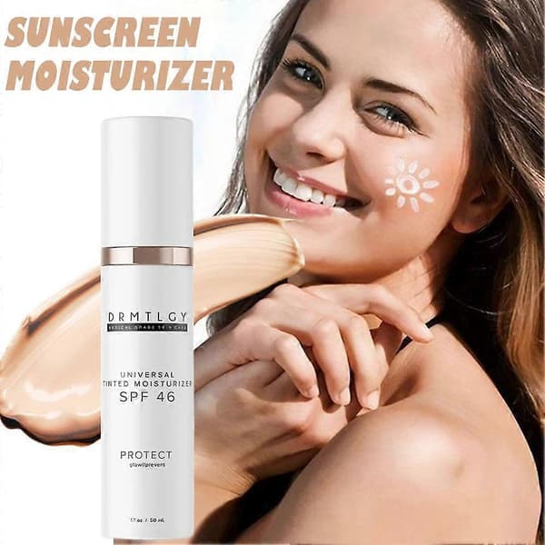 Anti-Aging Farget Fuktighetskrem SPF-46 Universal丨Ansiktssolkrem 50ml