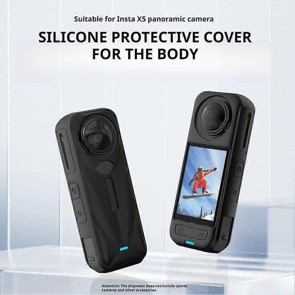 Beskyttelsesetui til Insta-360 X5, blødt silikonecover All-Ro