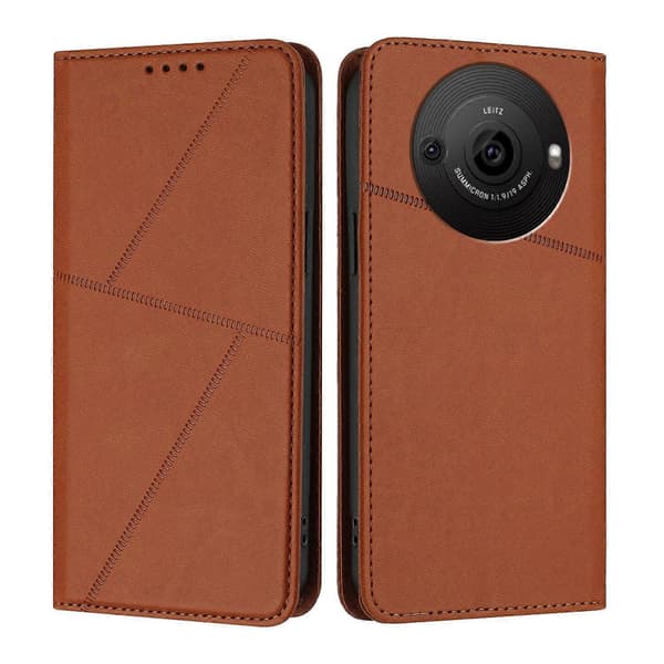 Sharp Aquos R8 Pro Læder Telefon Cover (Til Sharp Aquos R8 Pro)