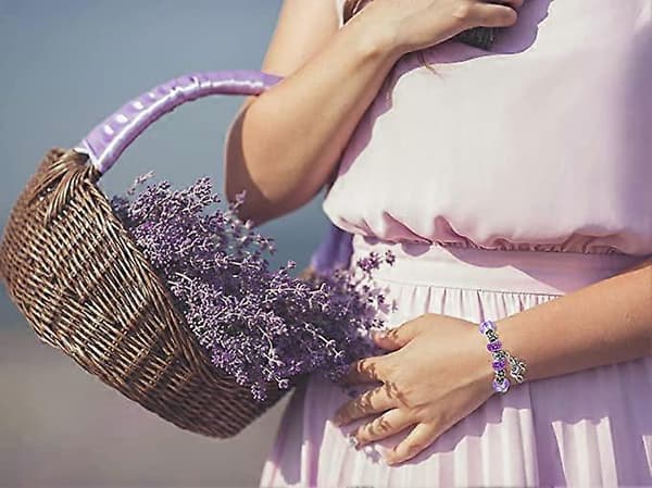 Unicorn Glittrigt Kristallberlock Armband Armring med Presentförpackning Set för Flicka Dam