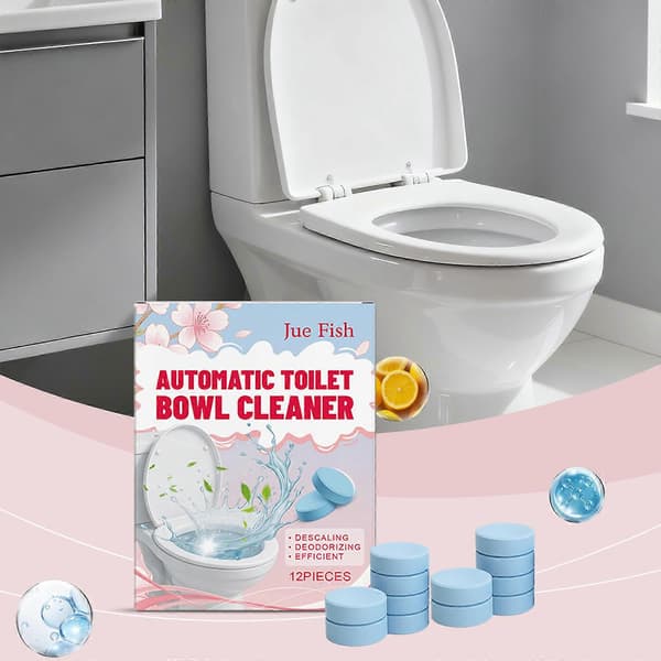 Toiletkummerenser-tabletter Automatiske toiletkummerensere Toilettank (1 stk.)