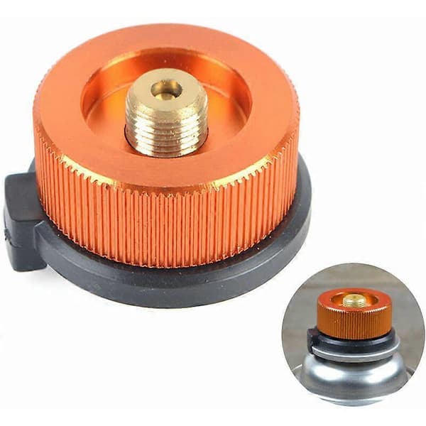1 stk. Campingovn Adapter Propan Adapter Ventil Butan Tank Adapter Cylinder Gastank Konverter, Rød