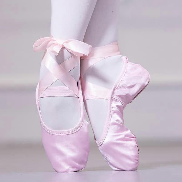 Ballettsko for småbarn jenter Sateng/glitter ballettsko dansesko (barn), størrelse - 16,5 cm