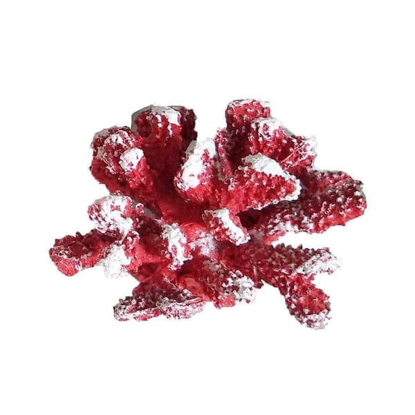 1 stk. polyresin koral ornament til akvarium dekoration