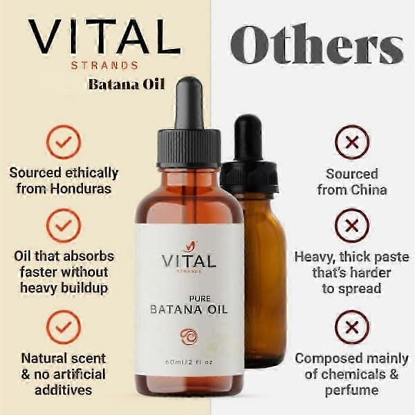 Vital Batana Hårvekstserum - Reparerer skader og styrker hårrøttene