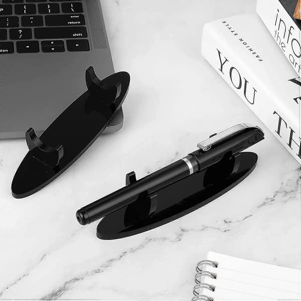 2 stk. Fountain Pen Display Stand Akryl Pen Holder Pen Stand Sort Pen Organizer