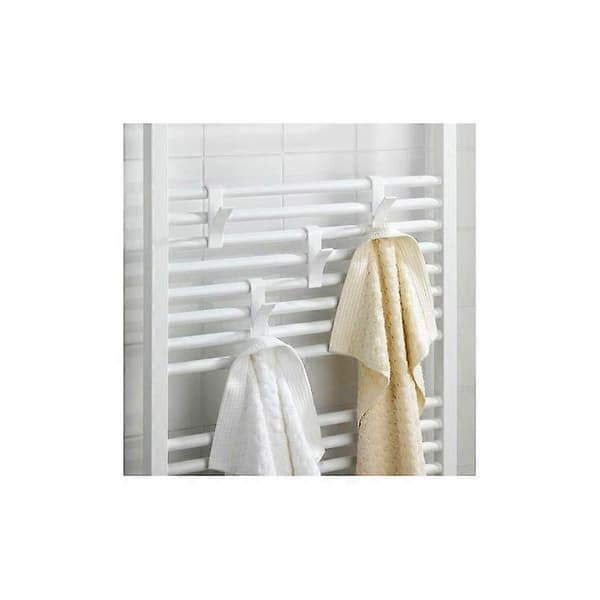 Radiatorkrok, Handdukstork Radiatorkrok, Vit Plast, Set om 2