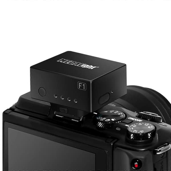 Mini Genopladelig Kamera Flash Lys Speedlite Til Ricoh GR3 /Canon/Sony (Sort)