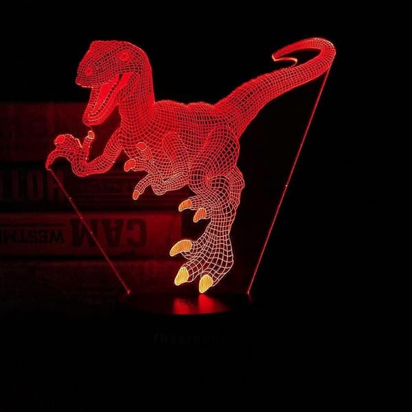Dinosaur Nattlampe Dinosaur Leketøy Gaver til Gutter Tenåringer Barn Bursdag Halloween Jul