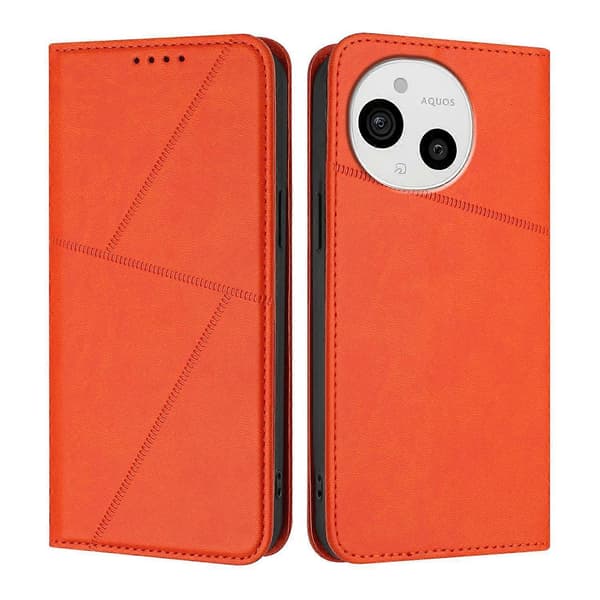 Sharp Aquos Sense9 Læder Telefon Cover (Til Sharp Aquos Sense9)