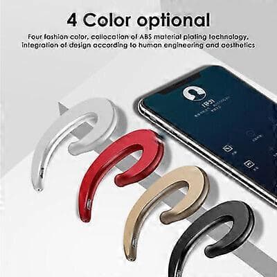 2×Benledning Krok Hörlurar Bluetooth Trådlösa Stereo Hörlurar Öronsnäckor Sport