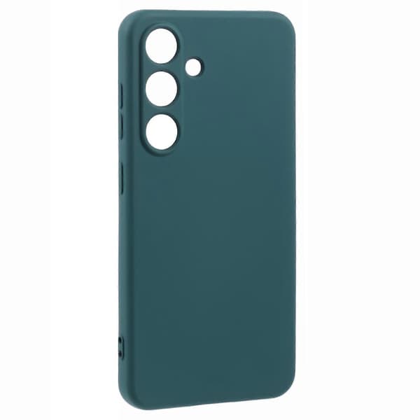 För Samsung Galaxy S25+ Mobilskal Böjd Kant 2.0mm TPU Skyddande Mobilskal - Midnattsgrön (Midnattsgrön)