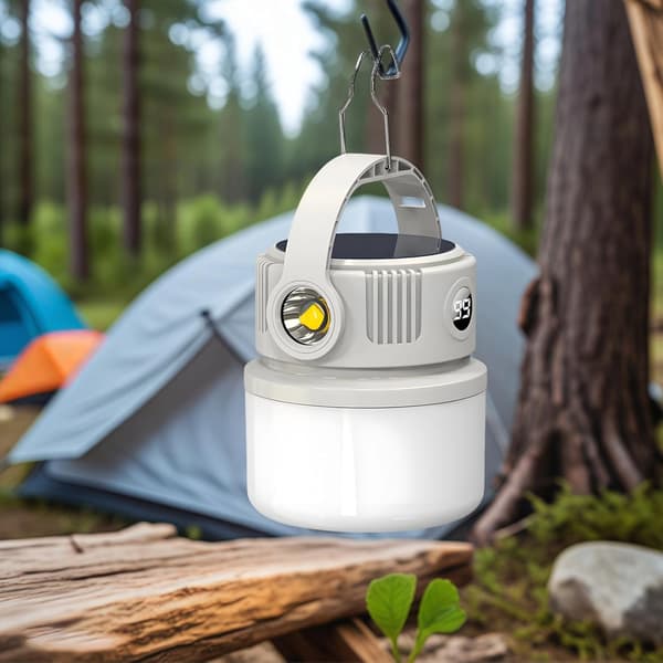 Oppladbar campinglykt