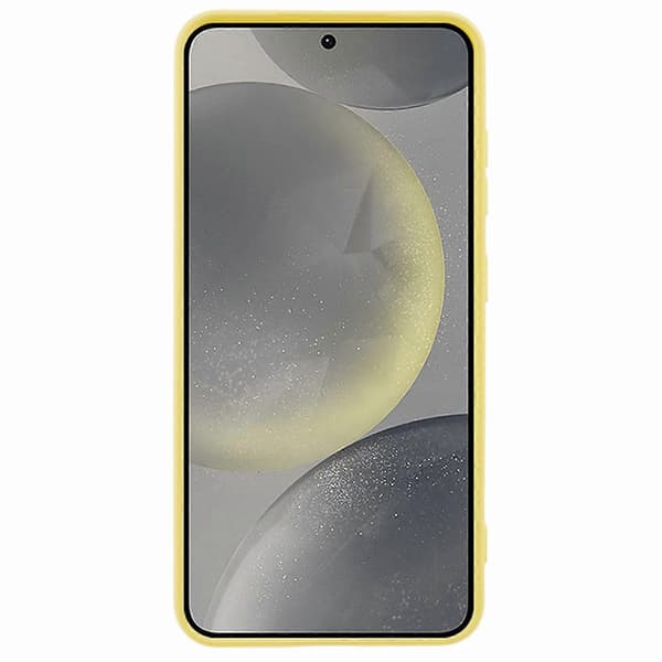 För Samsung Galaxy S25+ Mobilskal Böjd Kant 2.0mm TPU Skyddsskal - Gul (Gul)