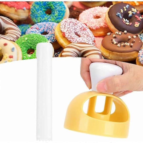 Smultringkutter, smultringformkutter med dyppeklips, smultringmaskin for bakverkdeigverktøy 8*8cm