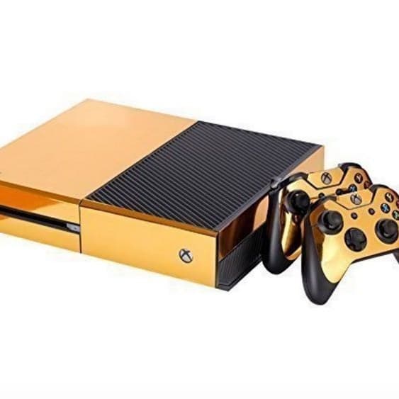 Lämplig för Xbox One elektropläterad guldfilm (2 set)