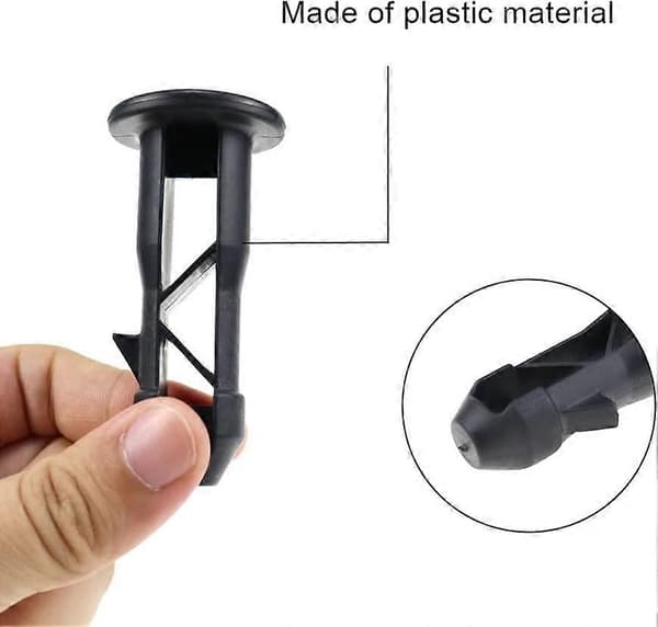 65 x 18 mm Förpackning med 10 gångjärnstappar för soptunnalock