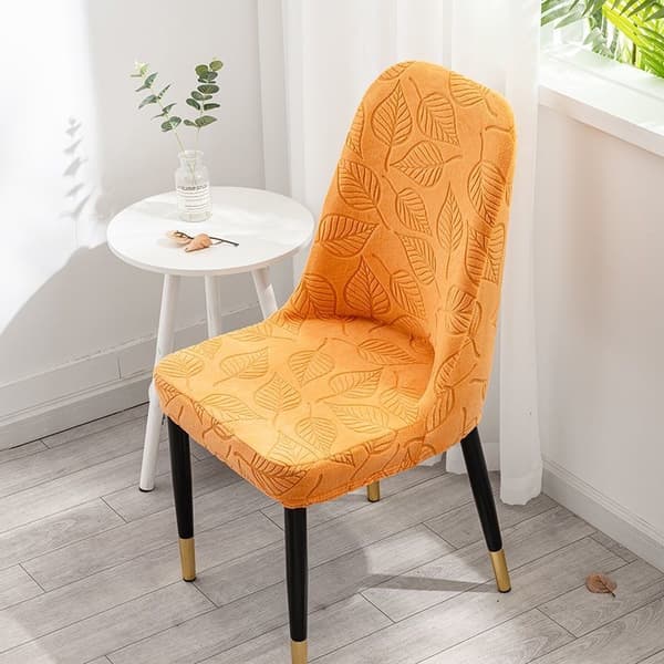 jacquard-kuvioinen kaareva tuolinpäällinen