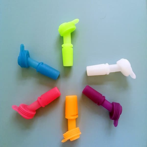 Bittventiler for vannflasker - Passer alle CamelBak Eddy barneflasker og -strå (Hvit)