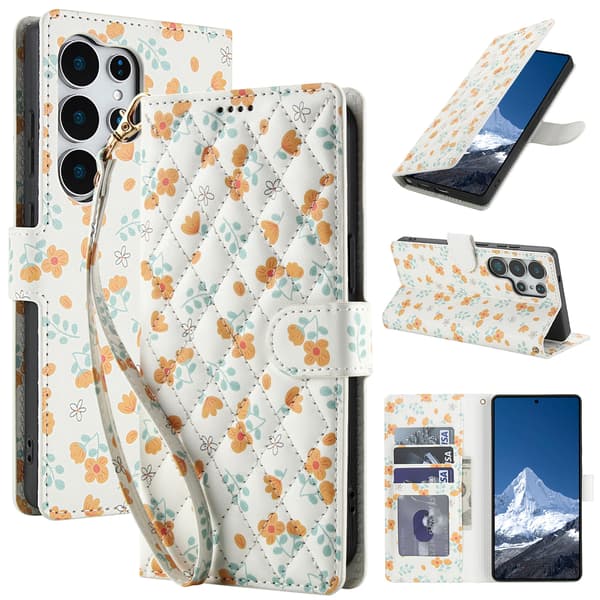 Magnetiskt Läderplånboksfodral för Samsung Galaxy - Skyddsfodral A3 GalaxyA25