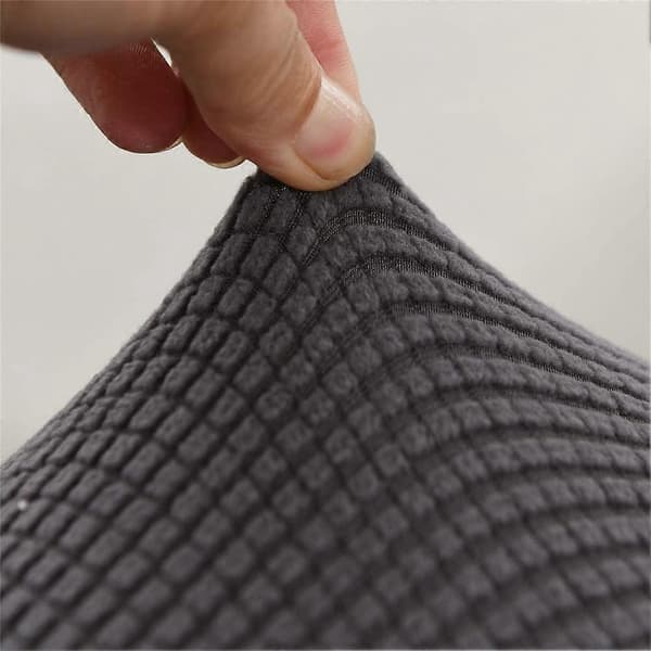 65-95 cm sofapute trekk, stretch seteputebeskytter, elastisk putetrekk, slipcover trekk (grå, 1-seter)