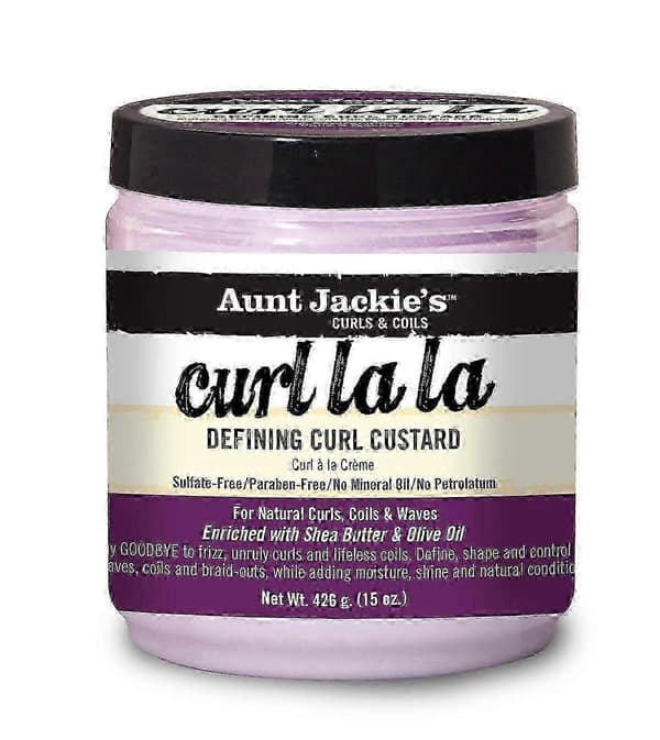 Aunt Jackie's Curl La La Natural Defining Custard til krøllet hår - 15oz krukke 2025