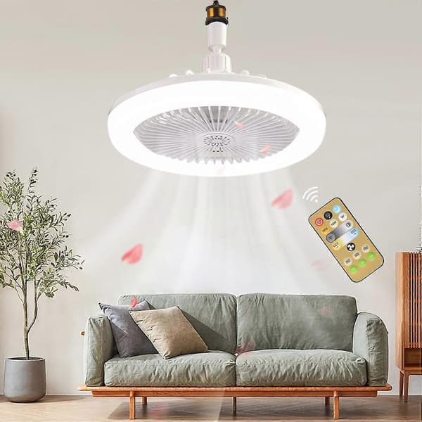 Fjärrkontroll takfläkt med LED-ljusfunktion och aromaterapifunktion