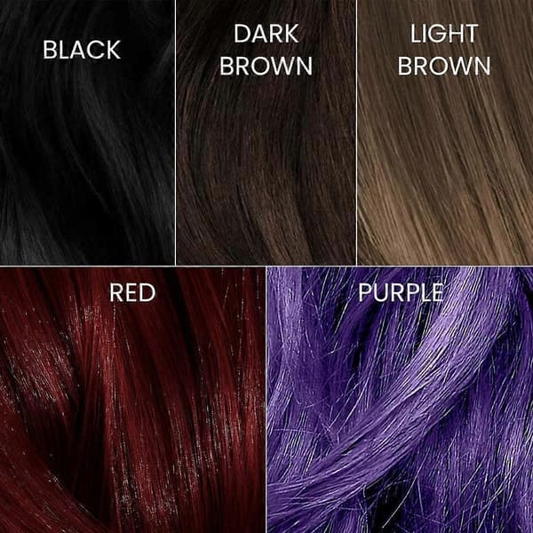 Hårfarveshampoo, Nova Hair Instant Dye Shampoo, Hårfarveshampoo til hår (sort)