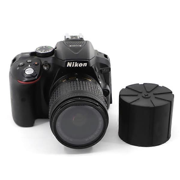 2 stk. Universal Beskyttelse Silikon Kamera Linse Deksel DSLR Beskyttelseshette Linsehette, 62*51*2.2mm