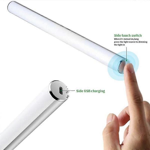 Uppladdningsbar touch-strömbrytare sminkspegel frontbelysning LED-ljusramp