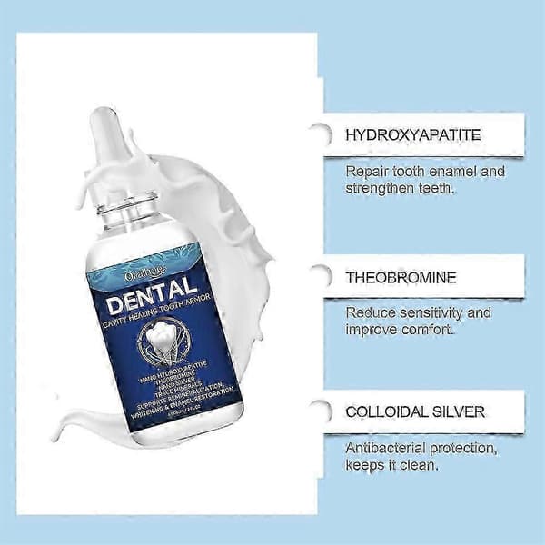 1-3x 60ml Dentite Tandpansar: Blekning & Emaljrestaurering (3st)