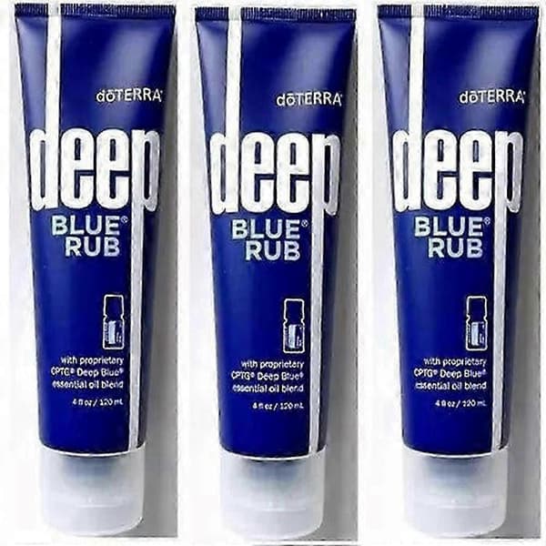 Deep Blue Rub 120ml Kroppsolje 25-26s (3 stk)