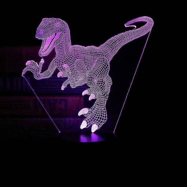 Dinosaur Nattlampe Dinosaur Leketøy Gaver til Gutter Tenåringer Barn Bursdag Halloween Jul