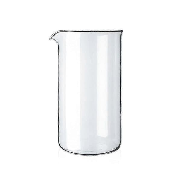 8-kops Glas Stempel Udskiftning, 1L Transparent, 10cm Diameter