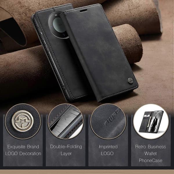 Til Huawei Mate 60 Pro mobiltelefon cover (sort)