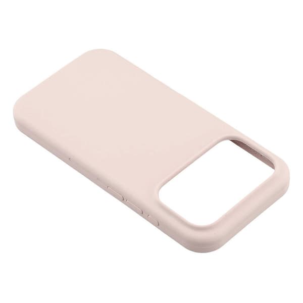 Solid silikone stødsikkert telefoncover til iPhone 17 Pro (Pink, Pink)