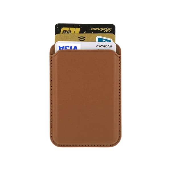 Passer til iPhone holder kortholder super stærk magnetisk kortholder (Hvid)