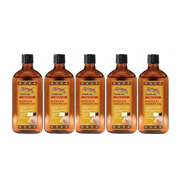 1-3st Tigerolja Muskelavslappnande Massageolja - Ledmassage Värmande Olja (5st)