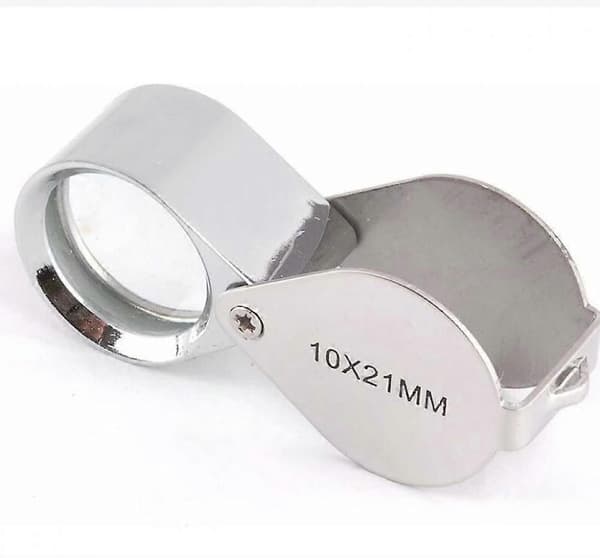1 stk 10x 21mm urmaker/gullsmed lupe forstørrelse