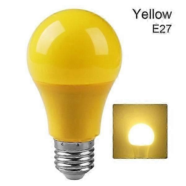 LED-lampe A60 Lampe (Gul, E27-E27)