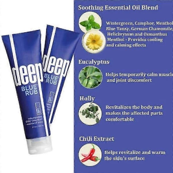 1-3x doTERRA Deep Blue Rub Kroppsolja 120g (1st)