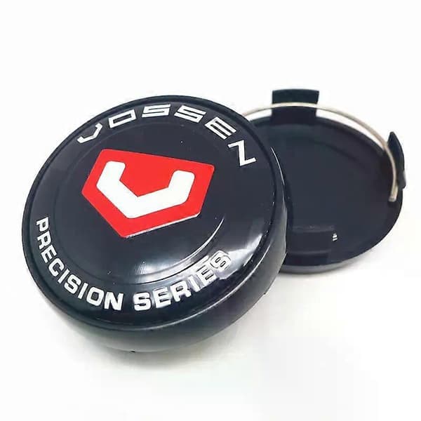 4 stk. 65 mm 60 mm Vossen Nav Fælg Centerkapsel Egnet til TE37 Rays Hjulafdækning 56 mm Vossen Badge Emblem Mærkat Styling|Hjulcenterkapsler|（E）